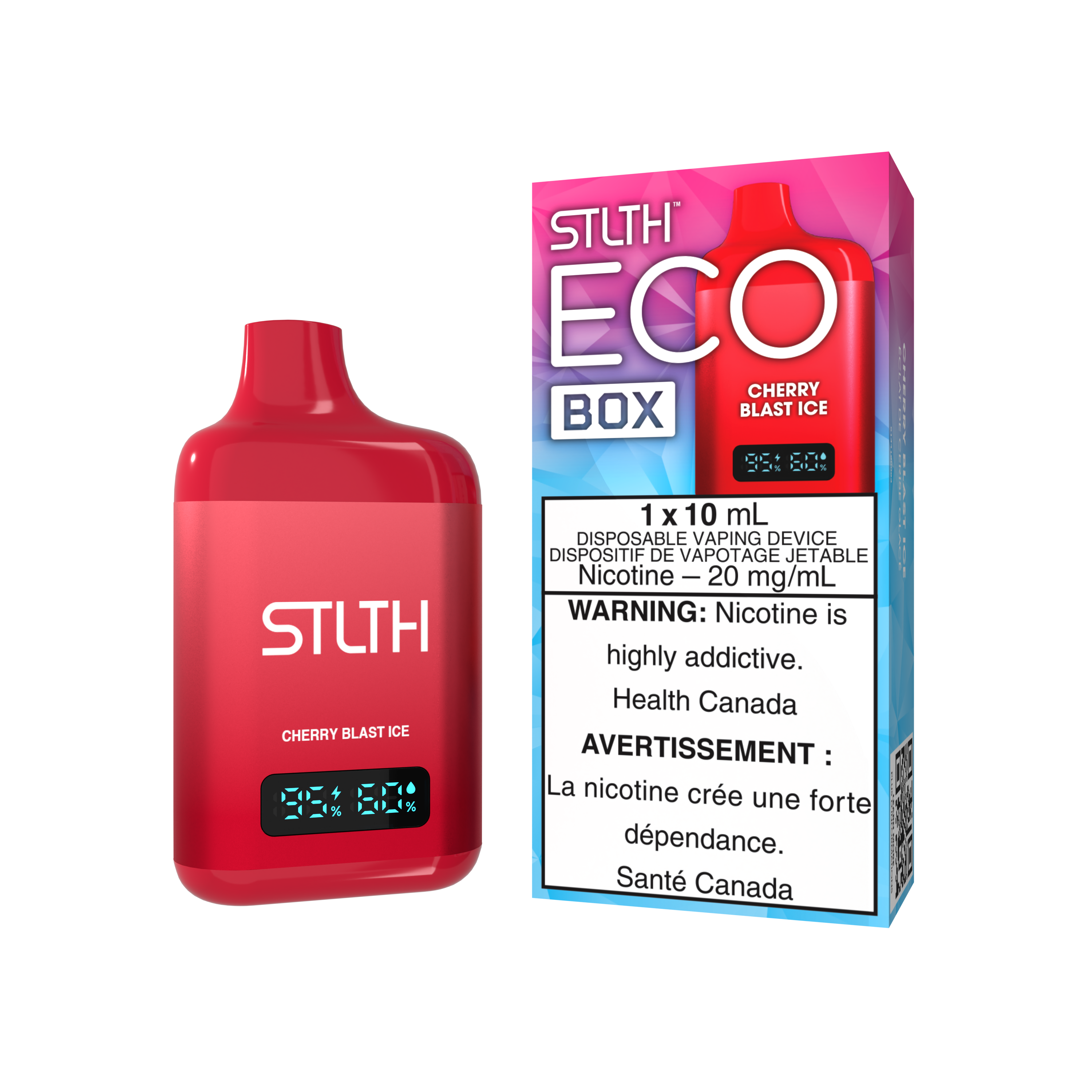 CHERRY BLAST ICE - STLTH ECO BOX - Disposable - 5pcs/Box - [ON]