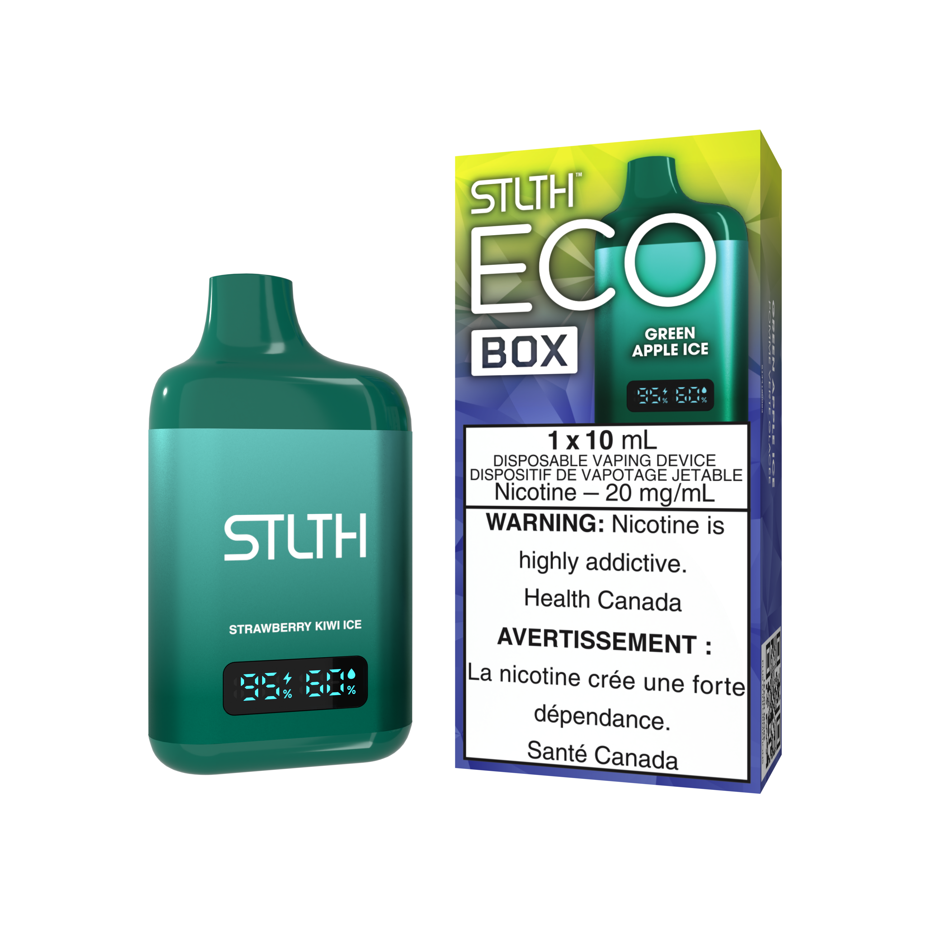 GREEN APPLE ICE - STLTH ECO BOX - Disposable - 5pcs/Box - [ON]
