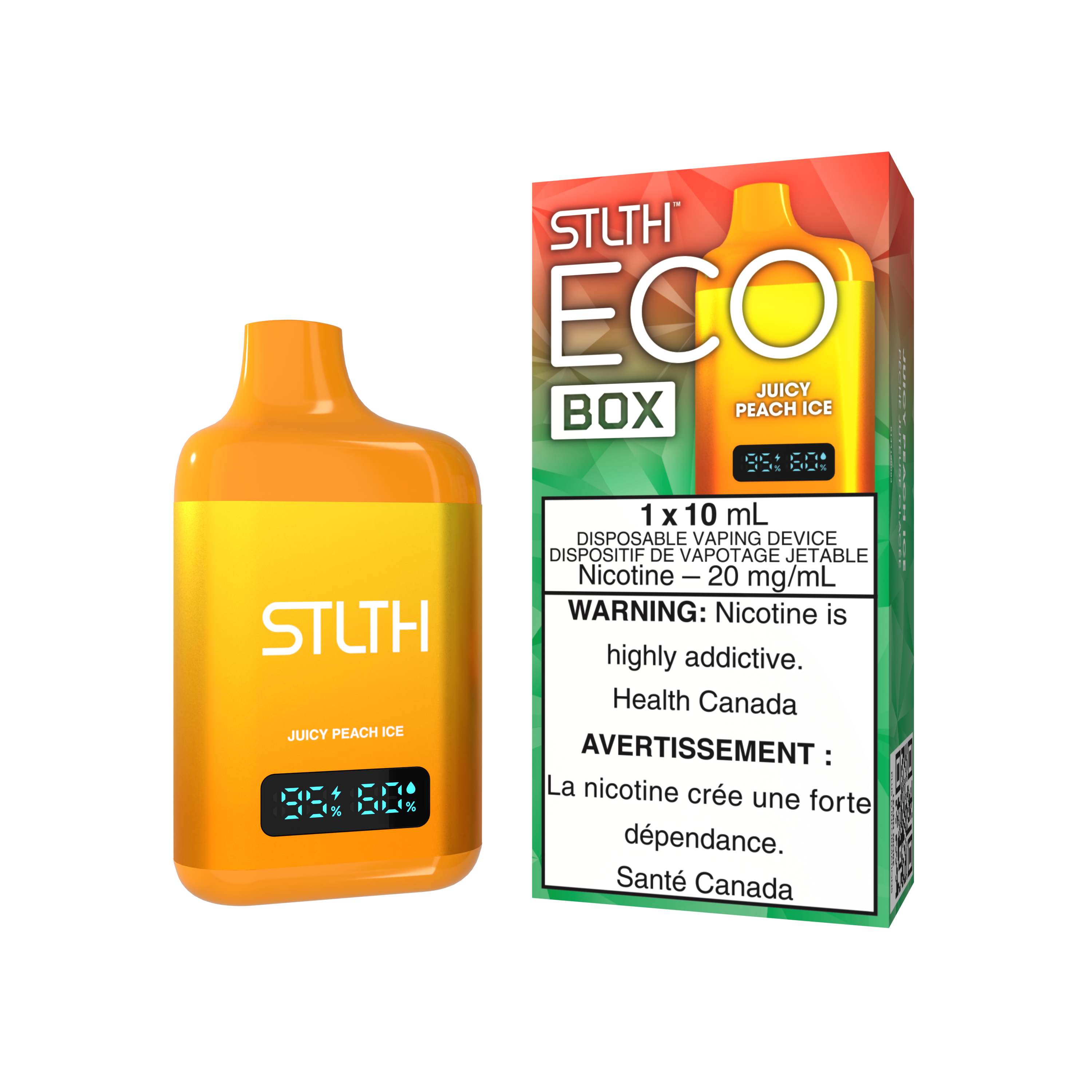 JUICY PEACH ICE - STLTH ECO BOX - Disposable - 5pcs/Box - [ON]