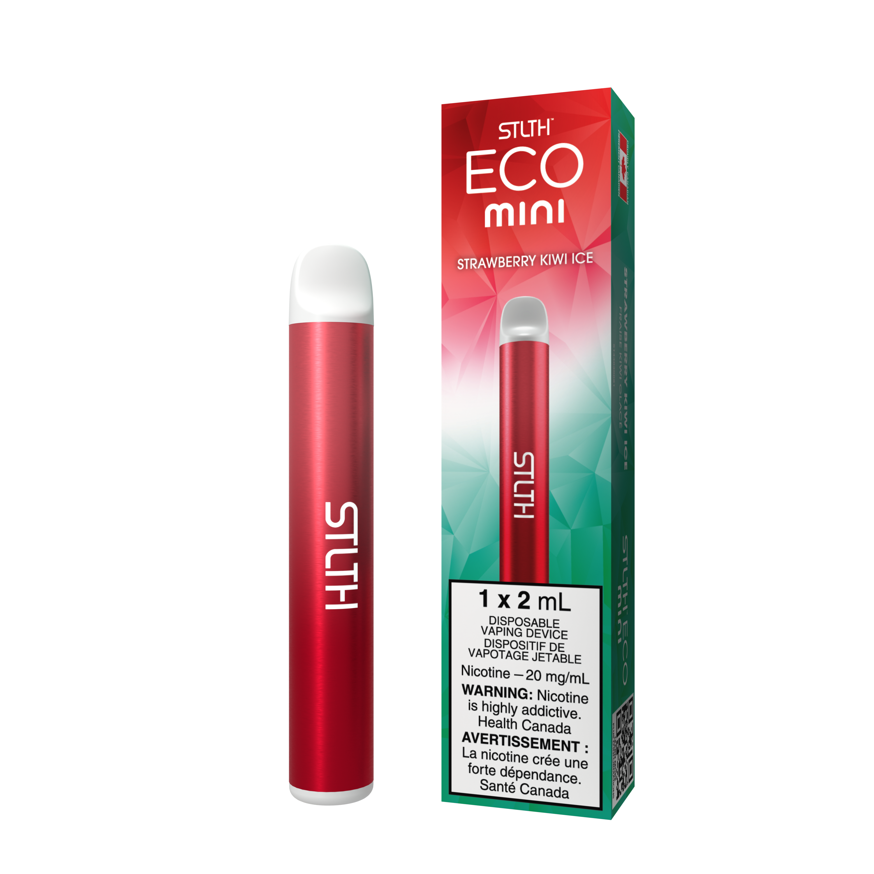 Strawberry Kiwi Ice - STLTH ECO MINI - Disposable - 6pk [ON]