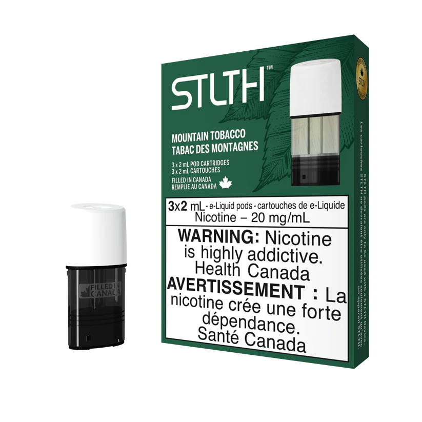 Mountain Tobacco - STLTH Pod Pack - 20mg - Regular - EXCISED