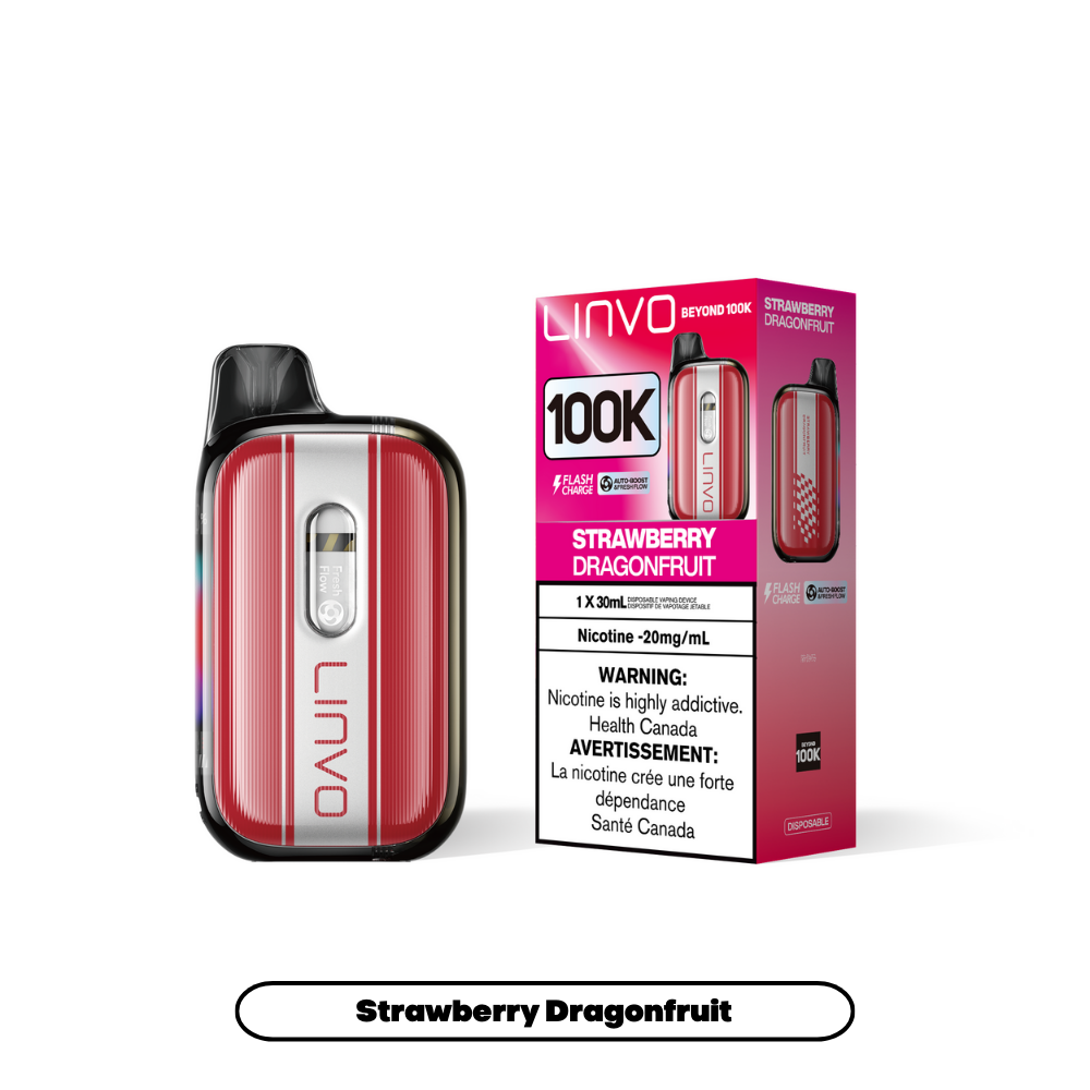 STRAWBERRY DRAGONFRUIT - LINVO Beyond 100K - 20mg - 4pc/box - [ON]