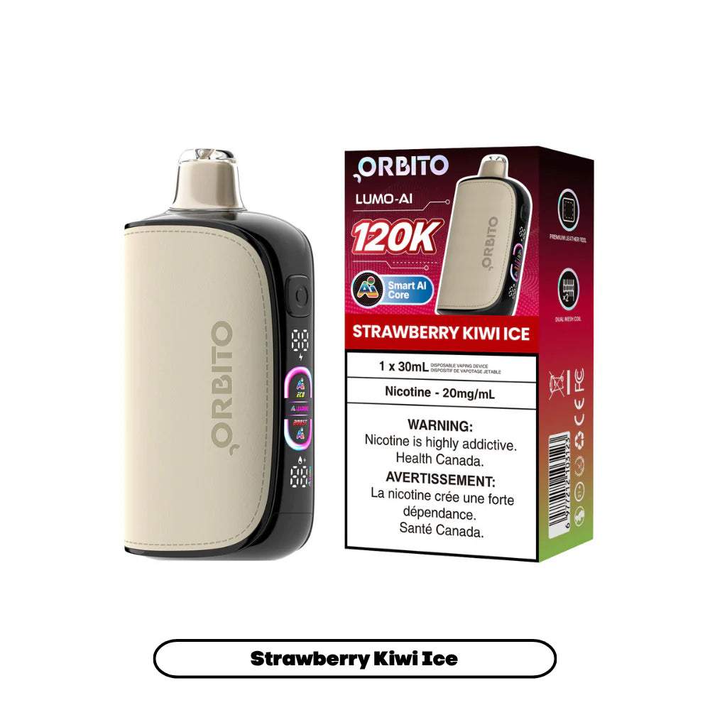 STRAWBERRY KIWI ICE - Orbito Lumo AI 120K - 20mg - 4pc/box - [ON]
