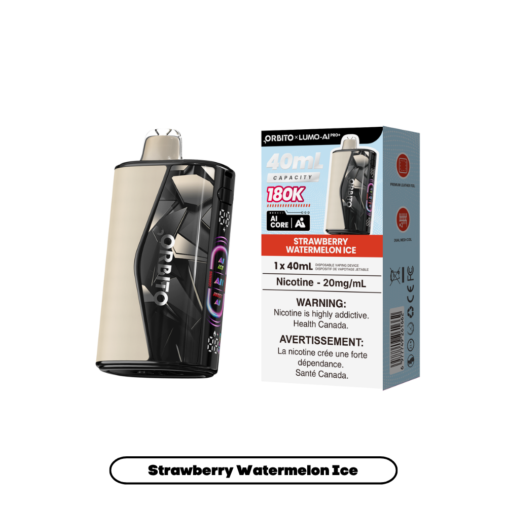 Strawberry Watermelon Ice - Orbito Lumo AI Pro+ 180K - 20mg - 4pc/box - [ON]