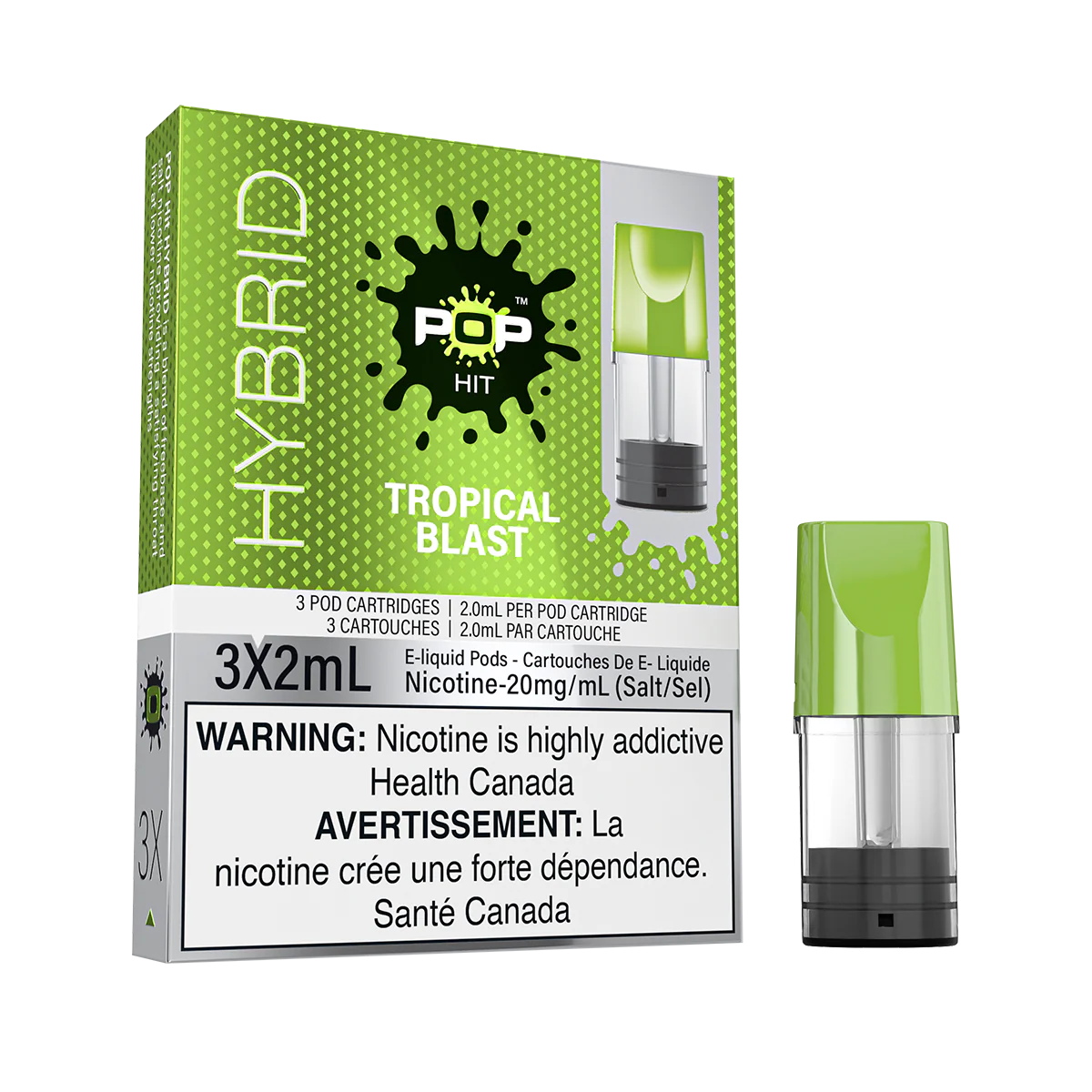TROPICAL BLAST - Pop Hit Hybrid - 20mg - 5pc/Carton - [FED]