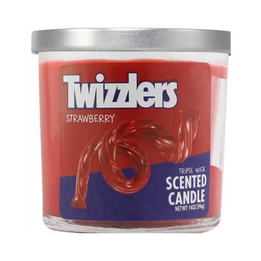 TWIZZLERS STRAWBERRY - 3 Wick Scented Candle - 14oz