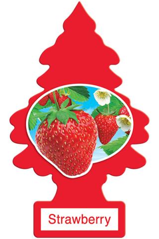 STRAWBERRY - LITTLE TREE - AIR FRESHNER - 24ct