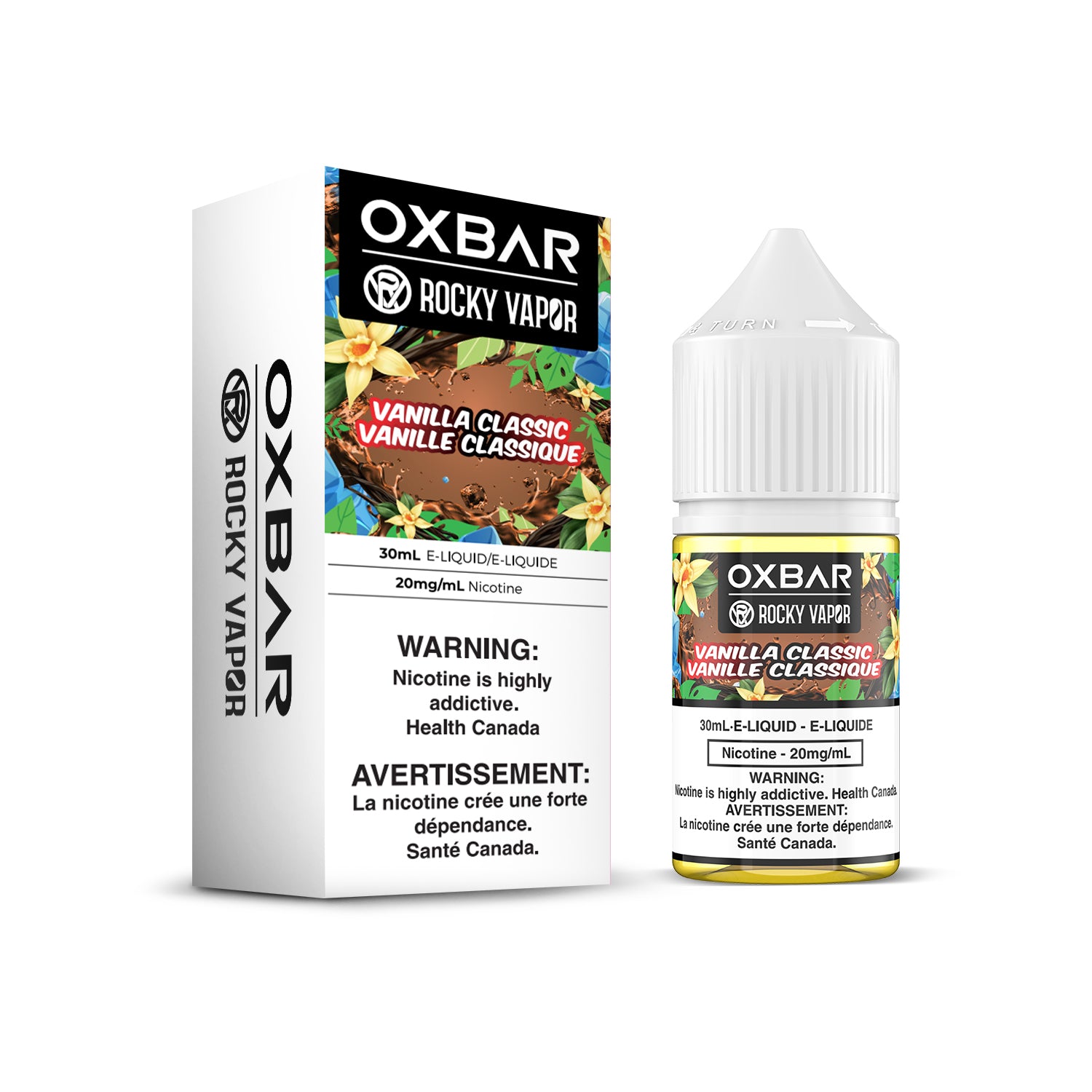 VANILLA CLASSIC - Rocky Vapor Oxbar E-Liquids - 30ml