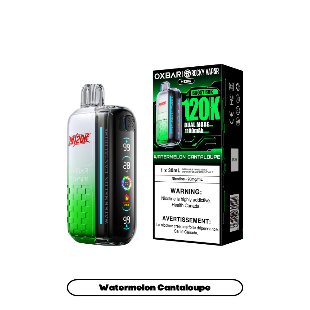 WATERMELON CANTALOUPE - OXBAR M120K - 20mg - 4pc/box - [ON]