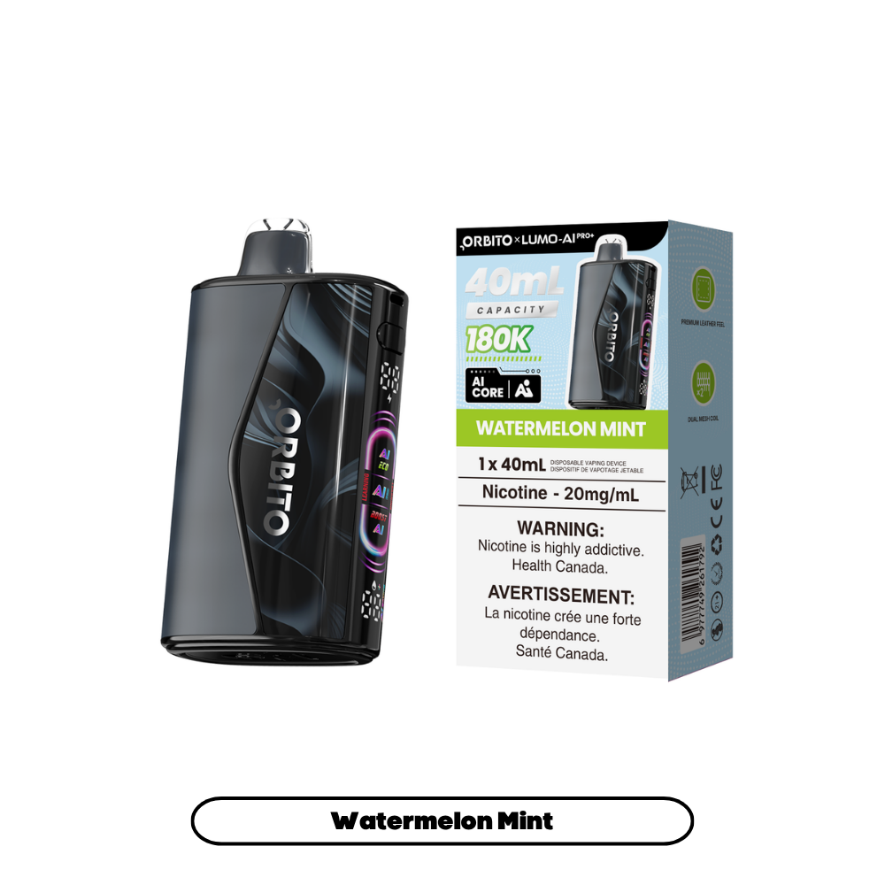 Watermelon Mint - Orbito Lumo AI Pro+ 180K - 20mg - 4pc/box - [ON]
