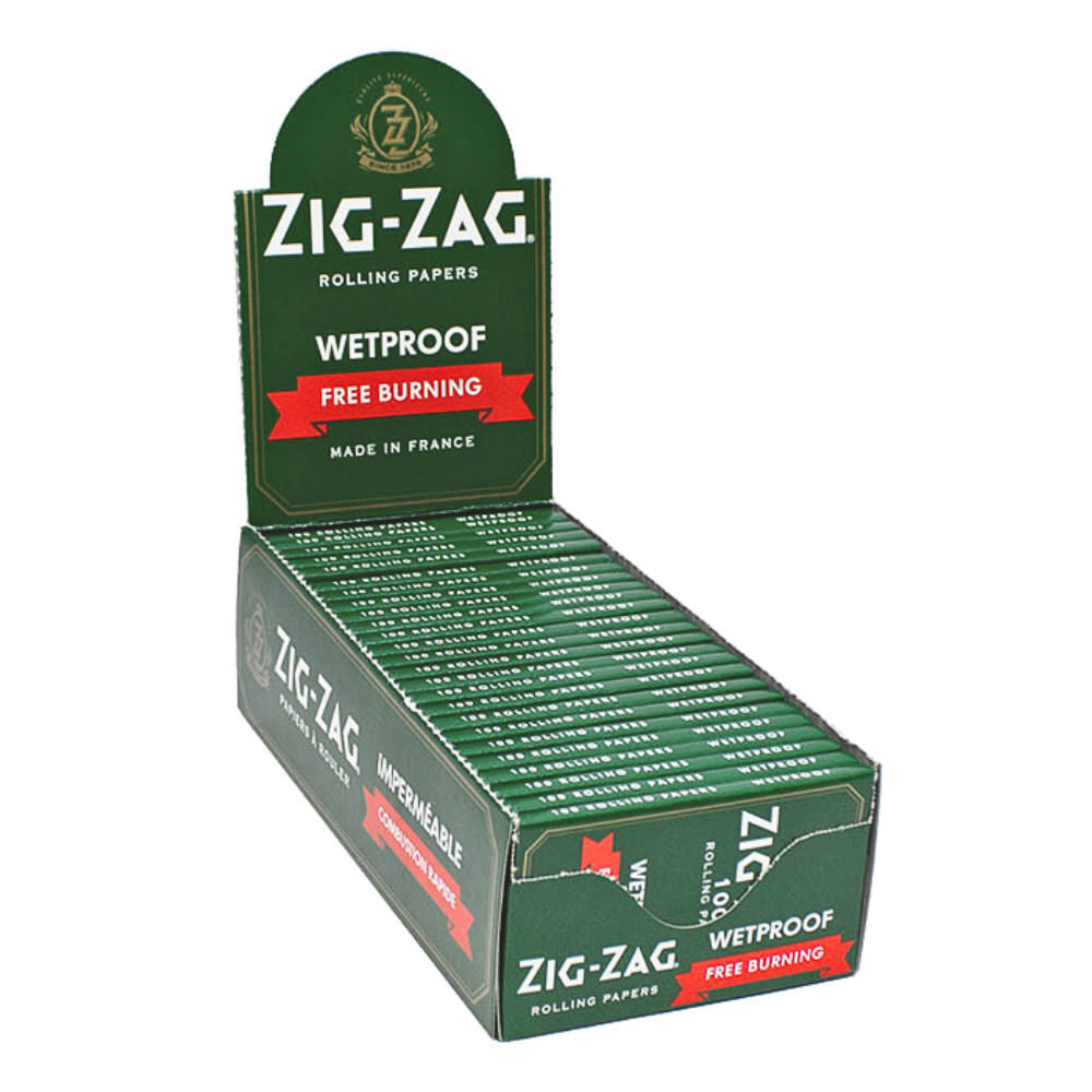 Zig Zag Green Wetproof Papers - 25ct