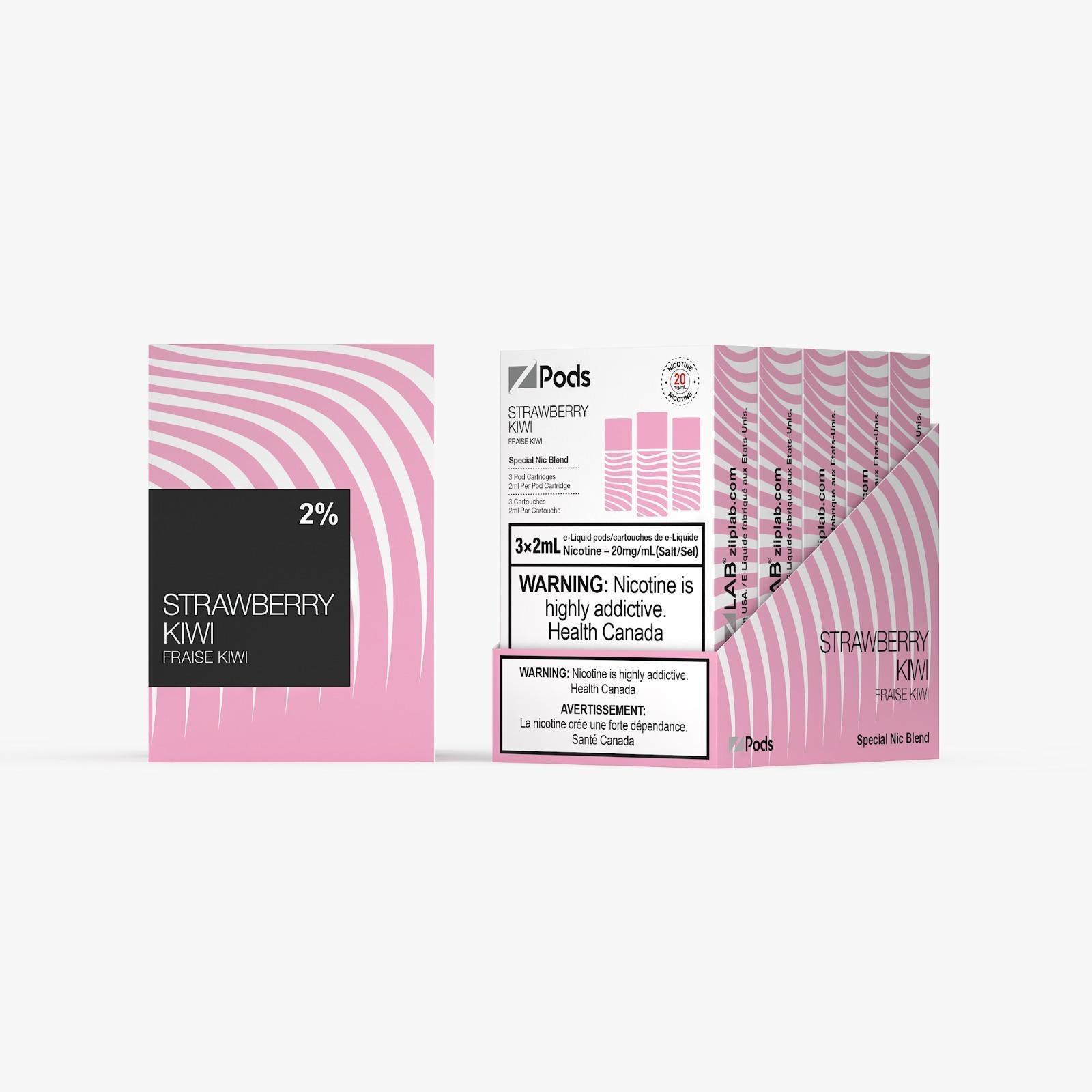 Strawberry Kiwi - Z Pods Special NIC - 20mg - Premium