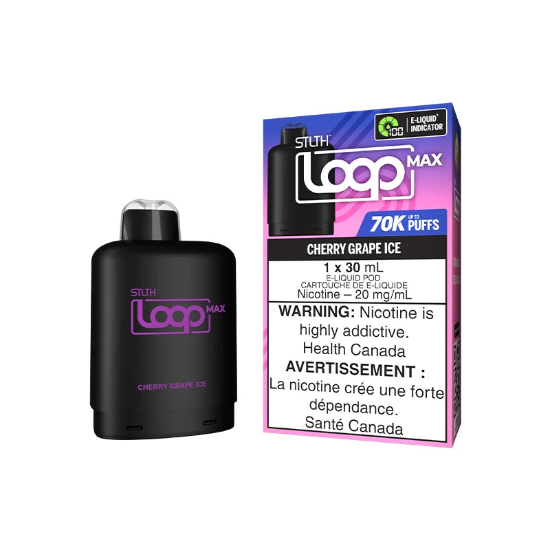 CHERRY GRAPE ICE - STLTH LOOP MAX POD PACK (4PCS/CTN) [ON]