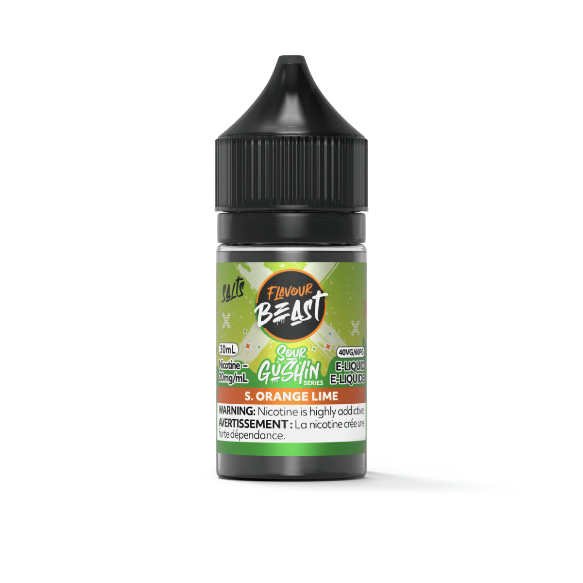 SOUR GUSHIN S. ORANGE LIME - Flavour Beast E-Liquid - 30ml - [ON]