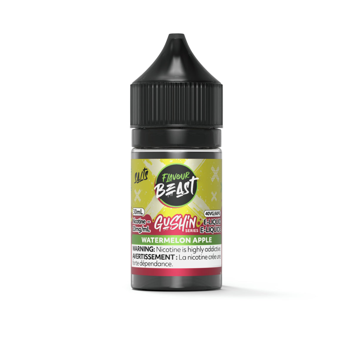 GUSHIN WATERMELON APPLE - Flavour Beast E-Liquid - 30ml - [ON]