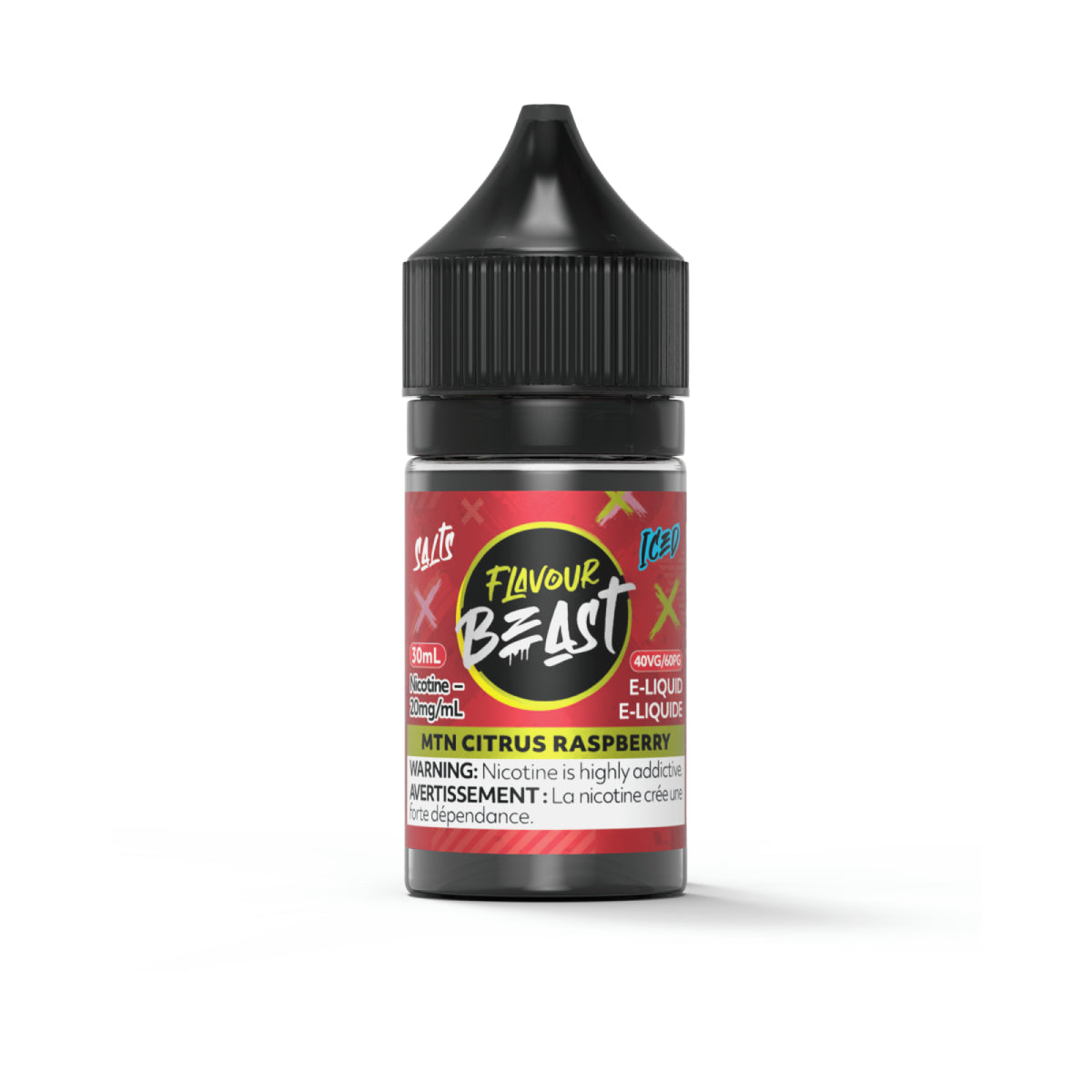MTN CITRUS RASPBERRY - Flavour Beast E-Liquid - 30ml - [ON]