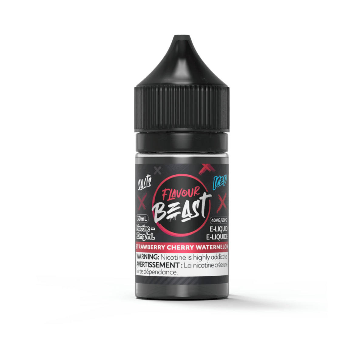 STRAWBERRY CHERRY WATERMELON - Flavour Beast E-Liquid - 30ml - [ON]
