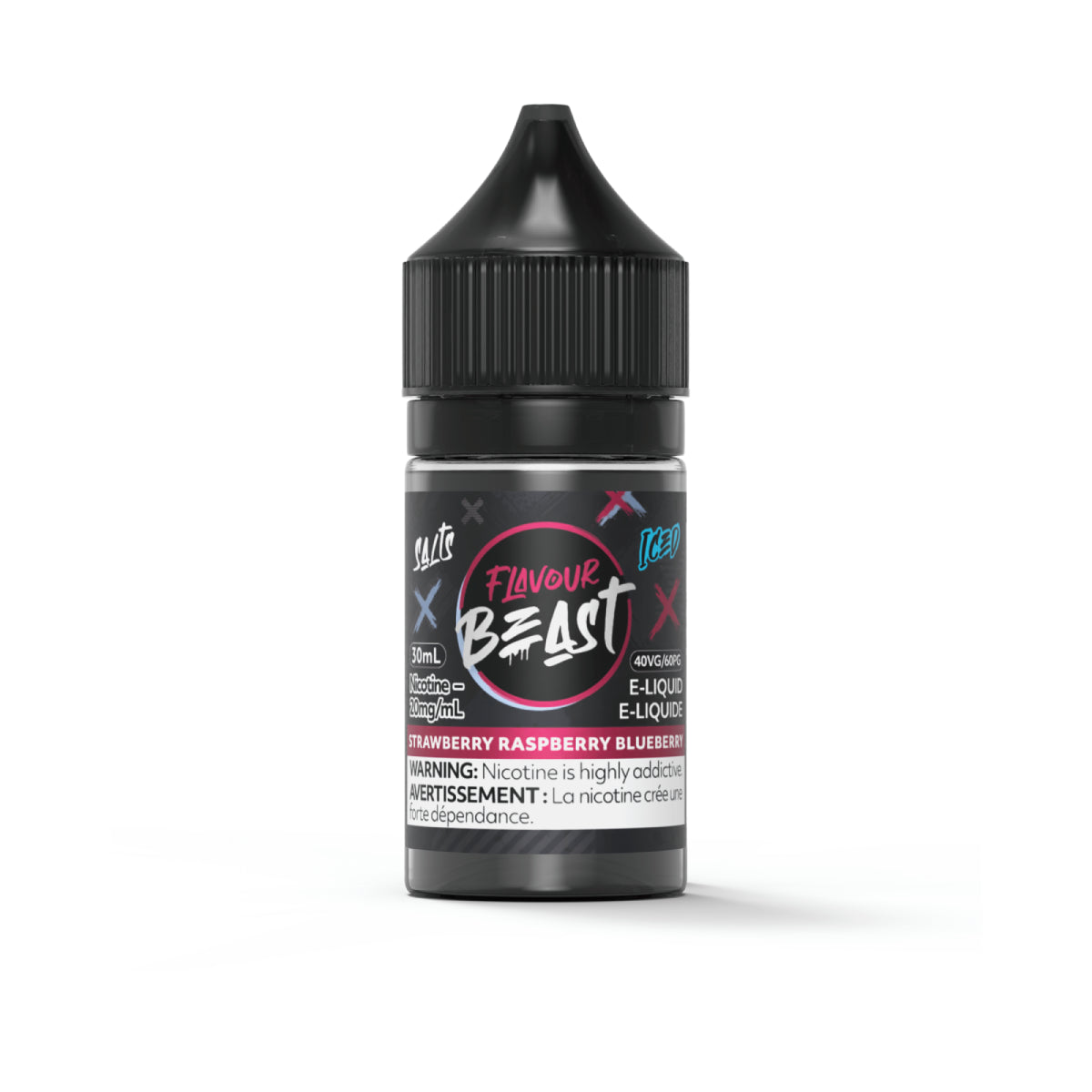 STRAWBERRY RASPBERRY BLUEBERRY - Flavour Beast E-Liquid - 30ml - [ON]