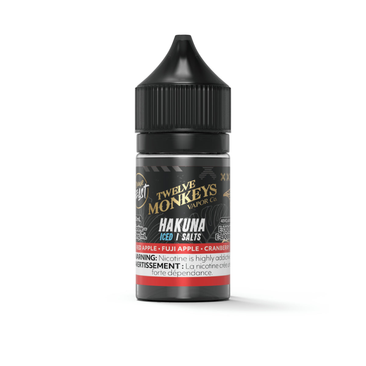 Hakuna Iced - Flavour Beast x 12M E-Liquid - 30ml - [ON]