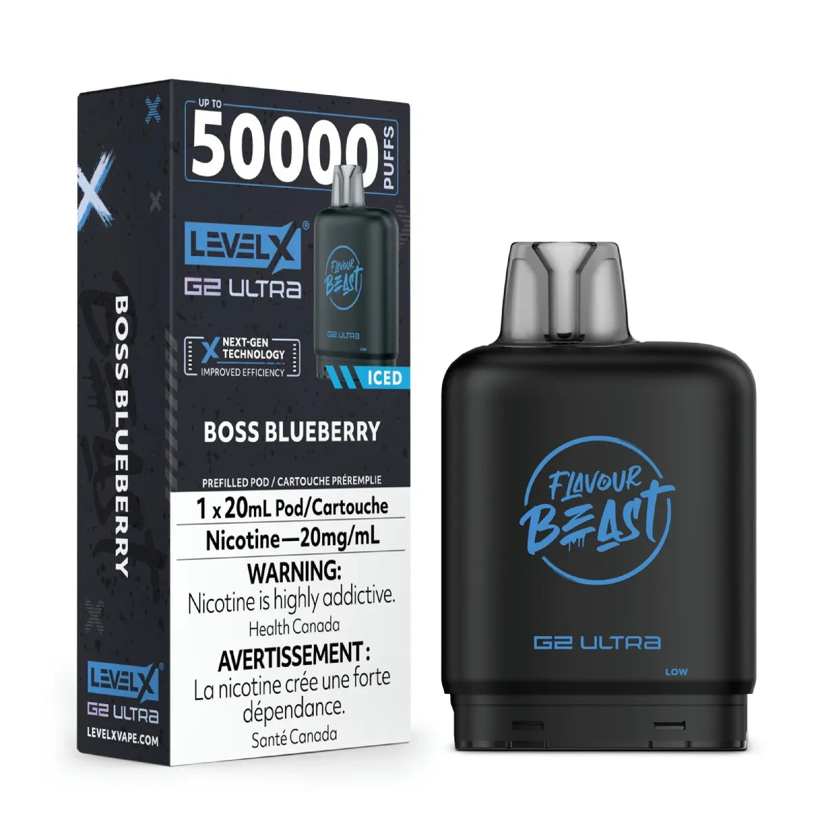 Boss Blueberry - Level X Flavour Beast G2 Ultra - [ON]