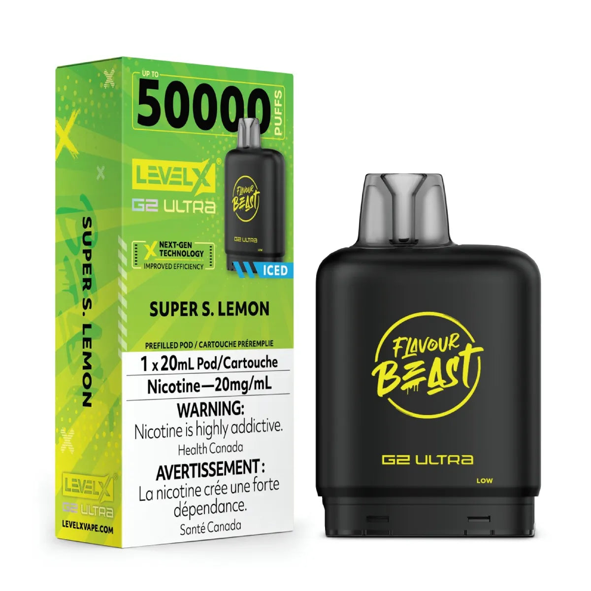 Super S. Lemon Iced - Level X Flavour Beast G2 Ultra - [ON]