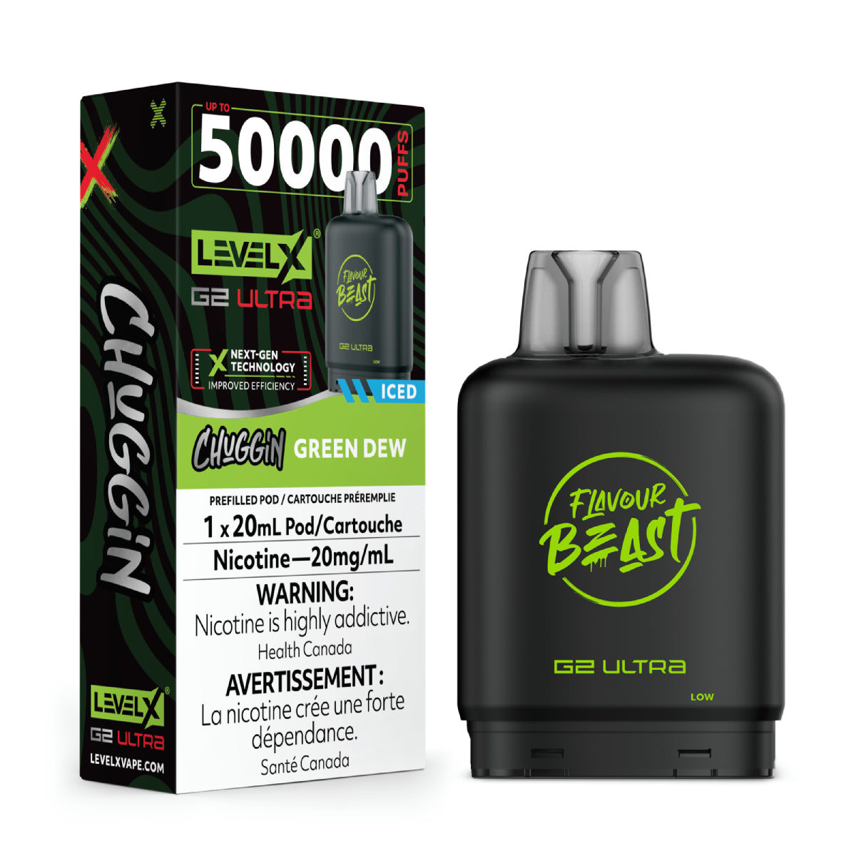 GREEN DEW - CHUGGIN - Level X Flavour Beast G2 Ultra - [ON]