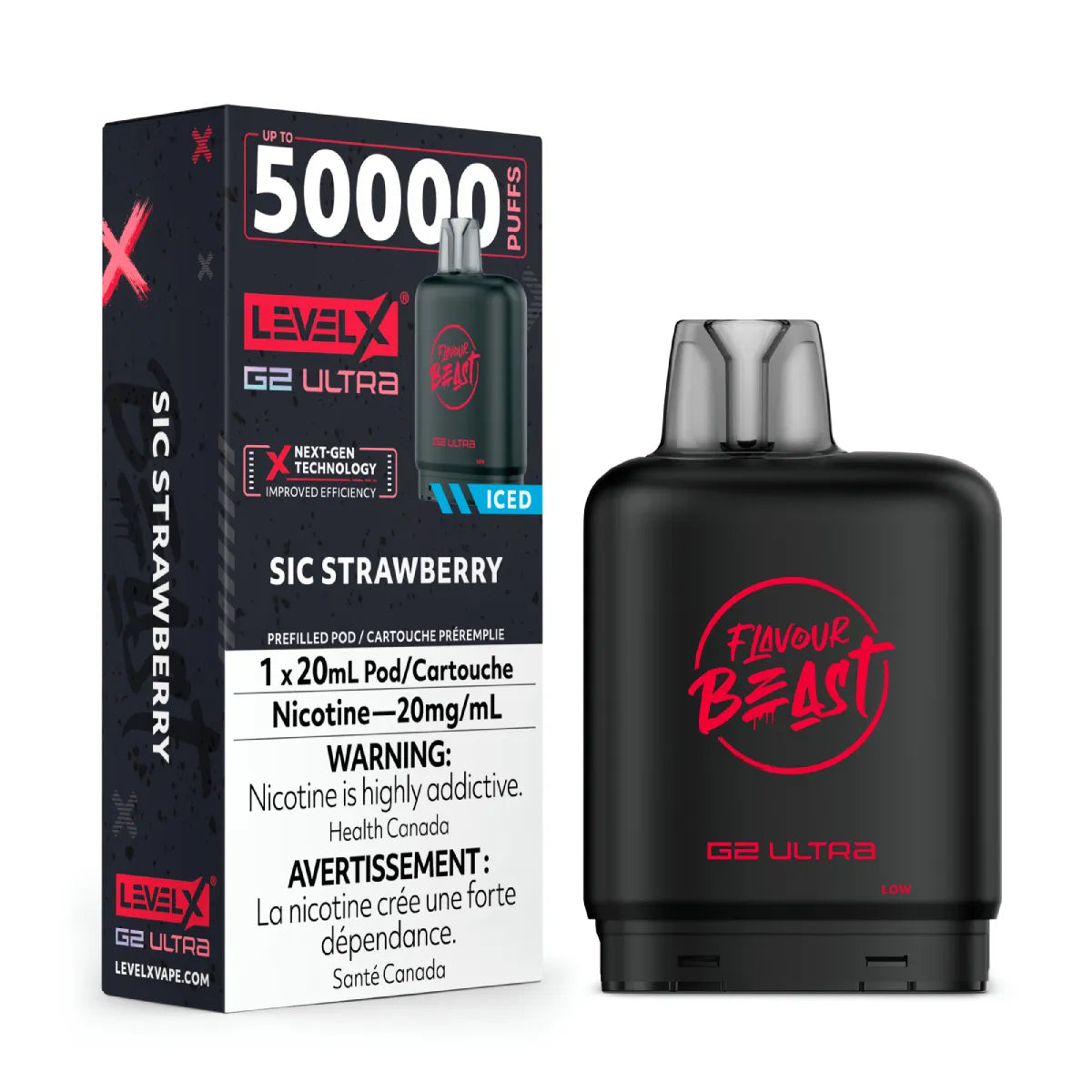 SIC STRAWBERRY - Level X Flavour Beast G2 Ultra - [ON]