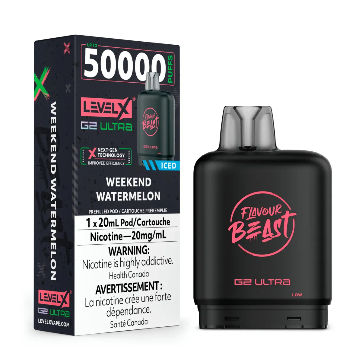 WEEKEND WATERMELON - Level X Flavour Beast G2 Ultra - [ON]
