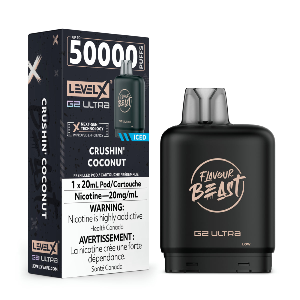 CRUSHIN' COCONUT - Level X Flavour Beast G2 Ultra - [ON]