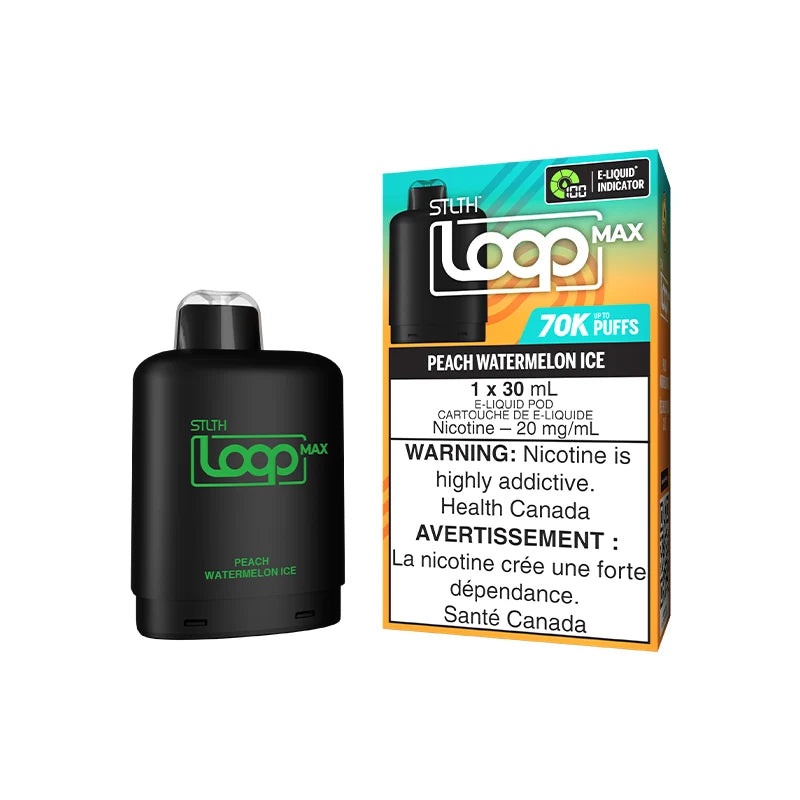 PEACH WATERMELON ICE - STLTH LOOP MAX POD PACK (4PCS/CTN) [ON]