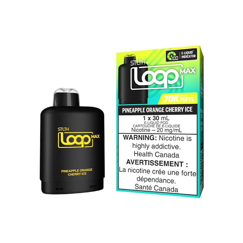 PINEAPPLE ORANGE CHERRY ICE - STLTH LOOP MAX POD PACK (4PCS/CTN) [ON]