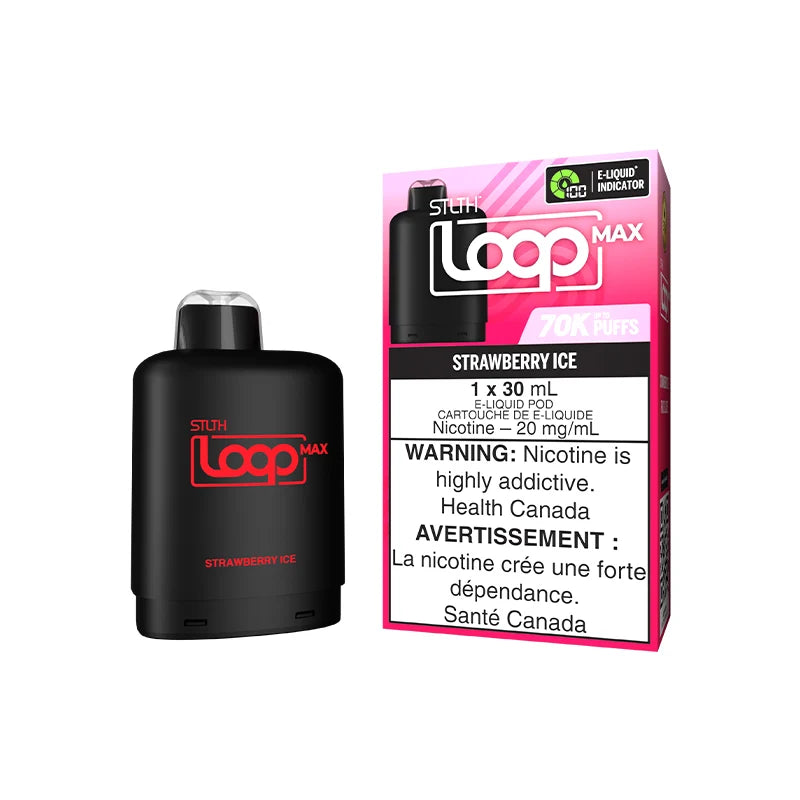 STRAWBERRY ICE - STLTH LOOP MAX POD PACK (4PCS/CTN) [ON]