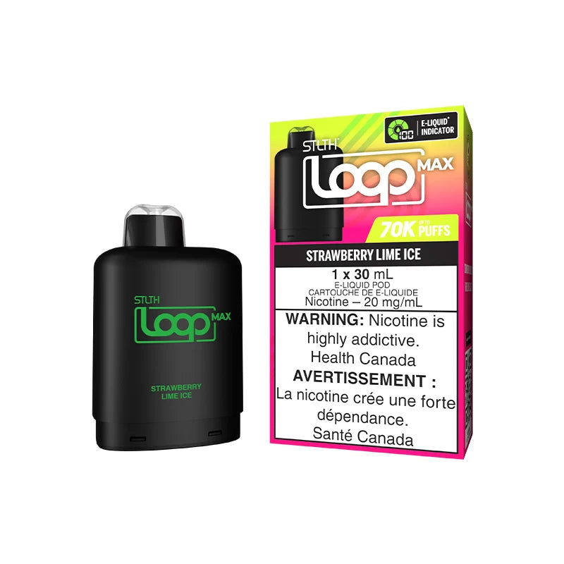 STRAWBERRY LIME ICE - STLTH LOOP MAX POD PACK (4PCS/CTN) [ON]