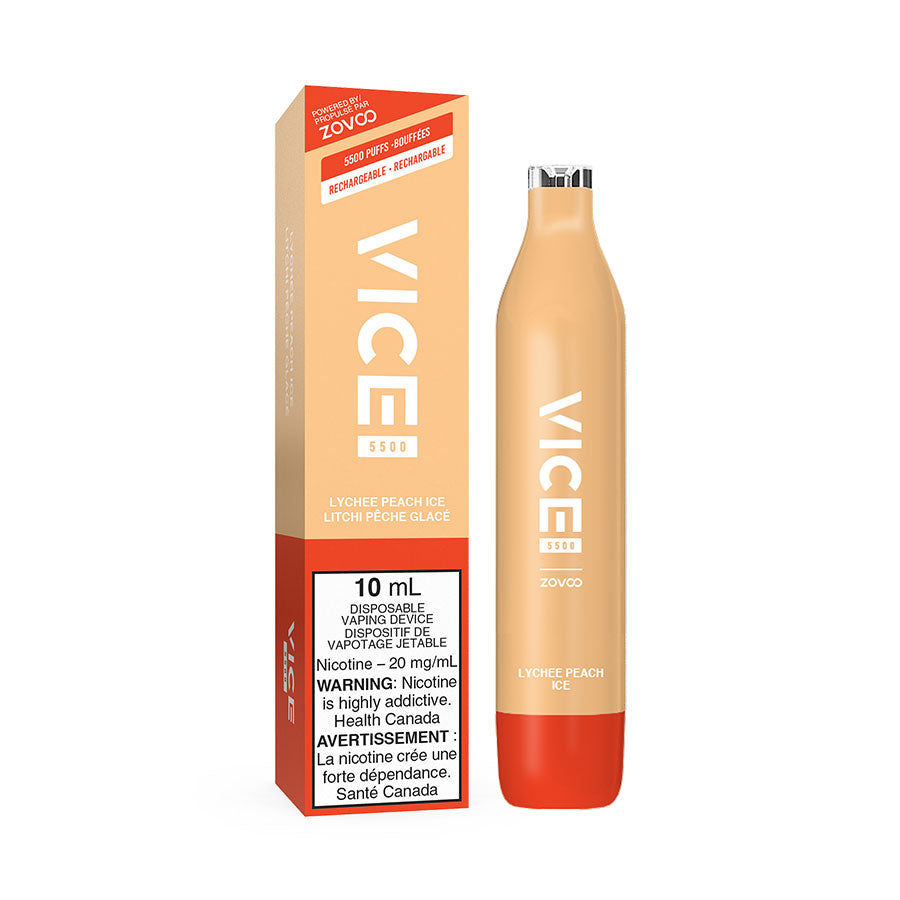 Lychee Peach Ice - VICE 5500 - 20mg - 6pc/box