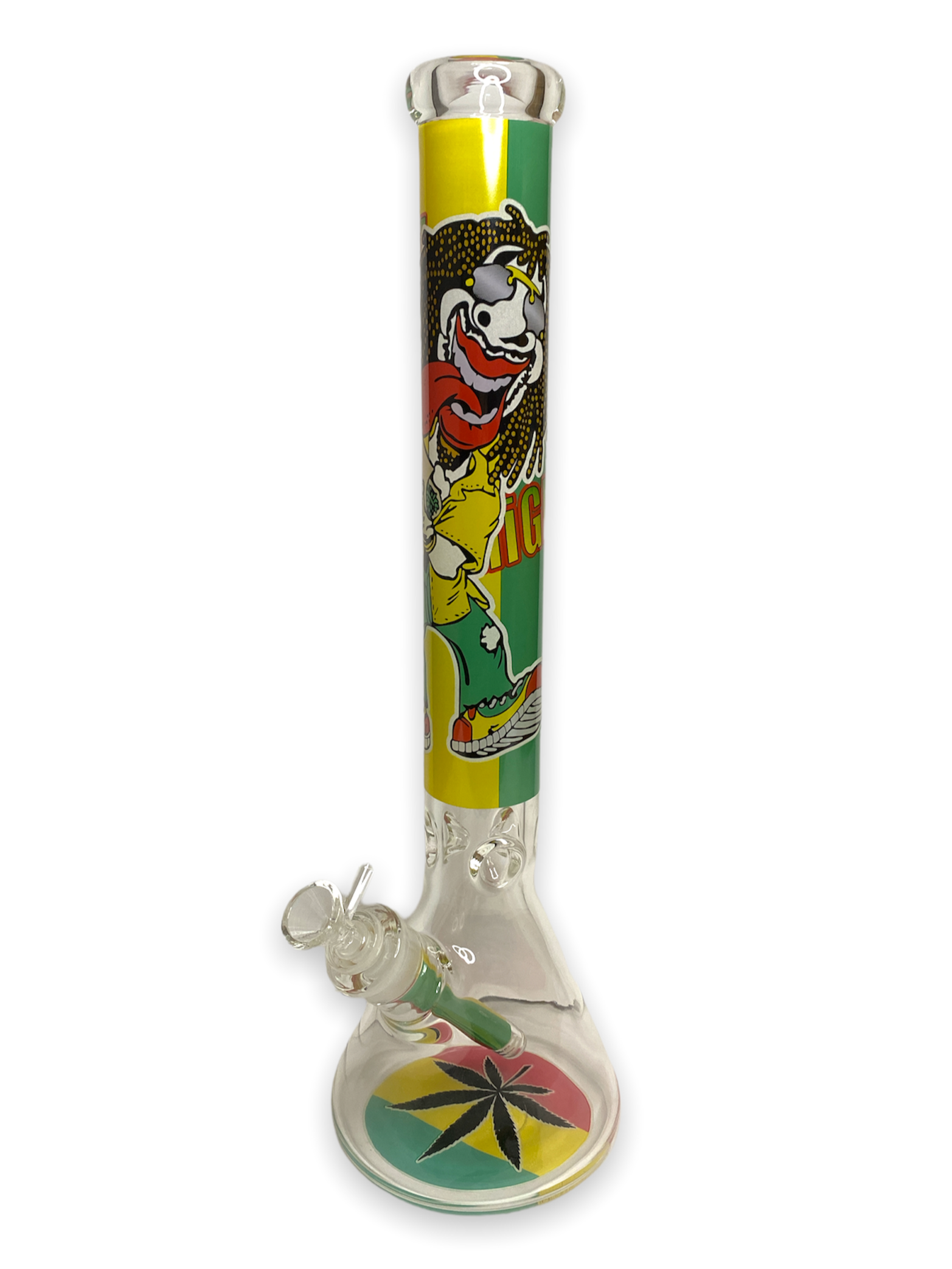 18" - BM Design - Glass Bong - 7mm