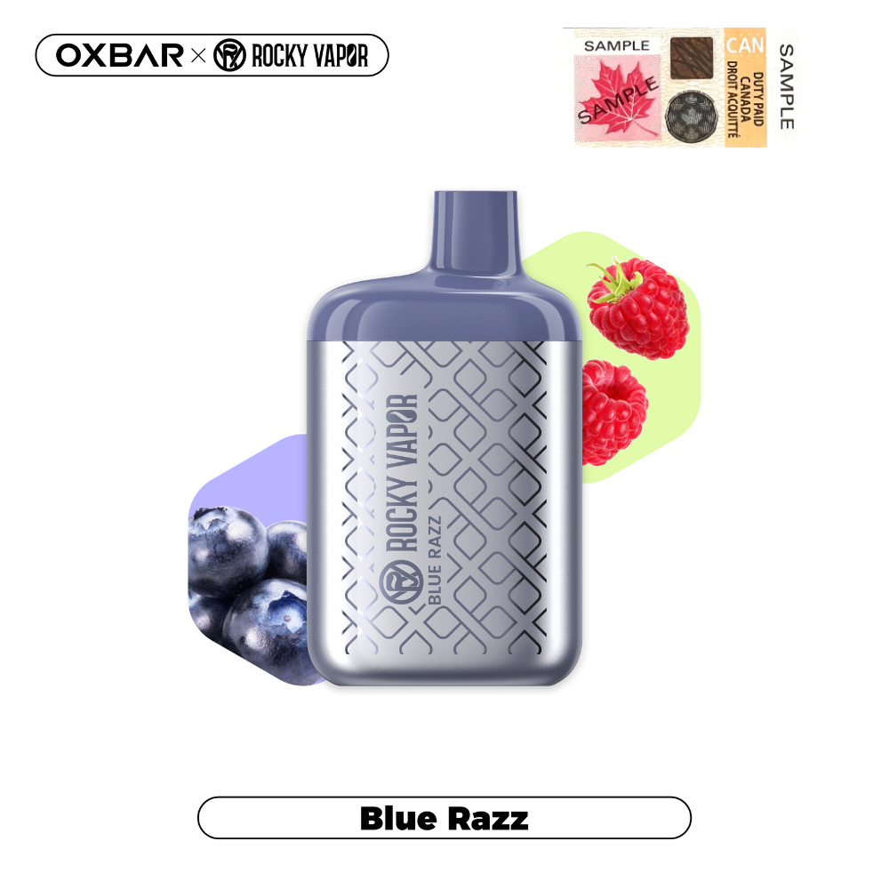 Blue Razz - OXBAR x ROCKY VAPOR - 4500 (5PC/CARTON) - EXCISED