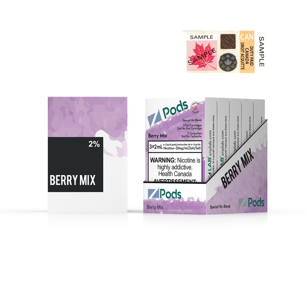 Berry Mix - Z Pods Special NIC - 20mg - Premium