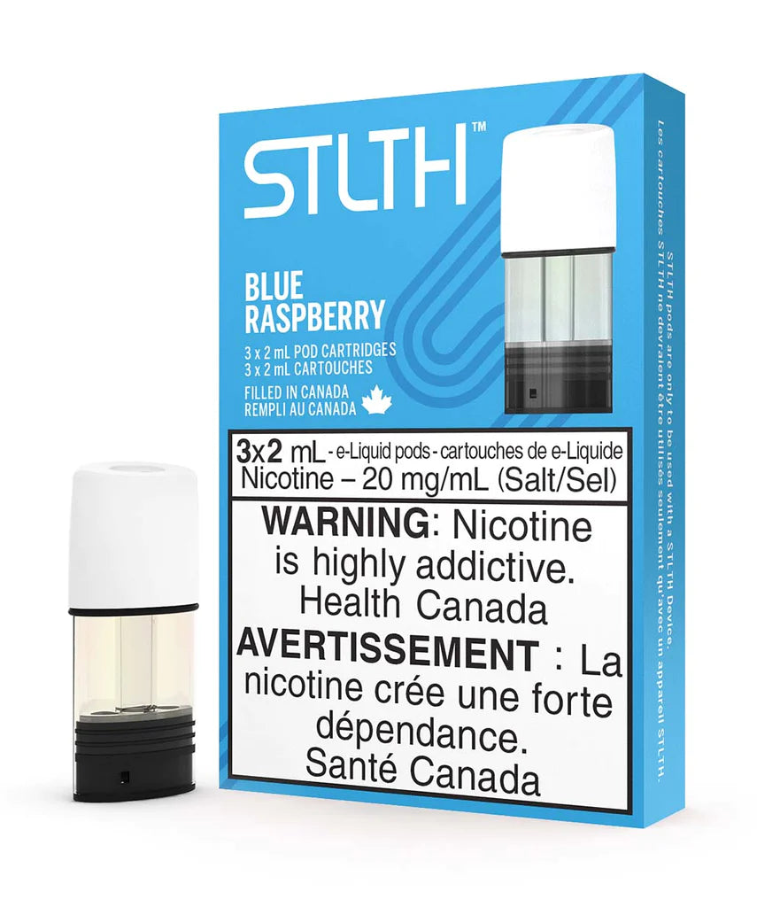 Blue Raspberry - STLTH Pod Pack - 20mg - Regular - EXCISED