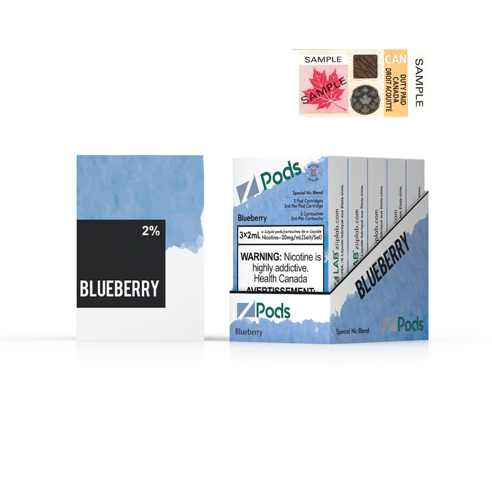 Blueberry - Z Pods Special NIC - 20mg - Premium