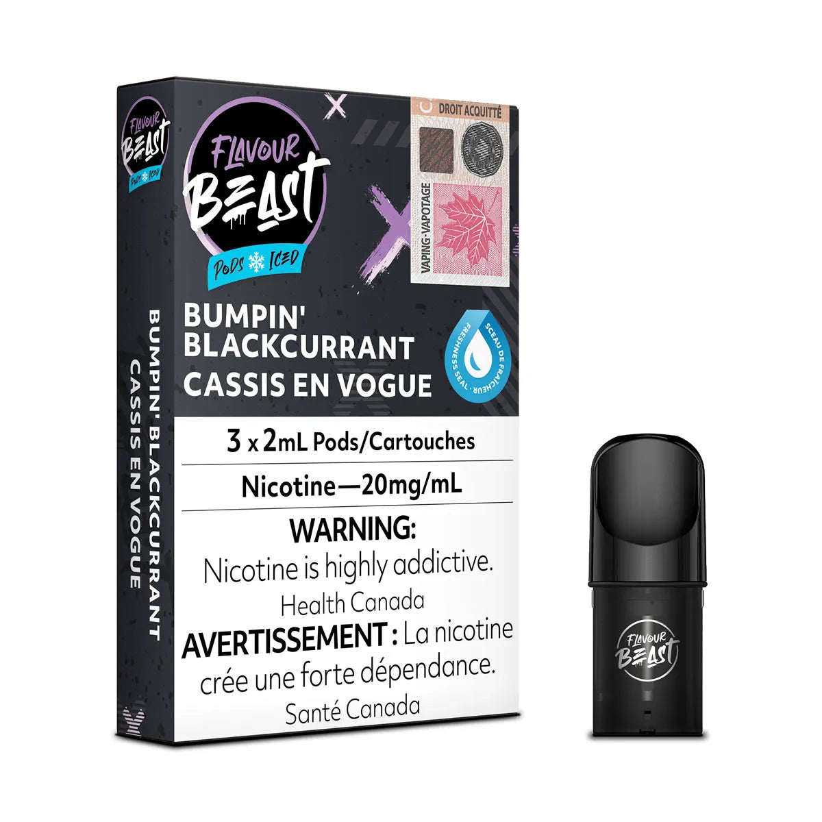 Bumpin' Blackcurrant - Flavour Beast Pod Pack - 20mg - EXCISED