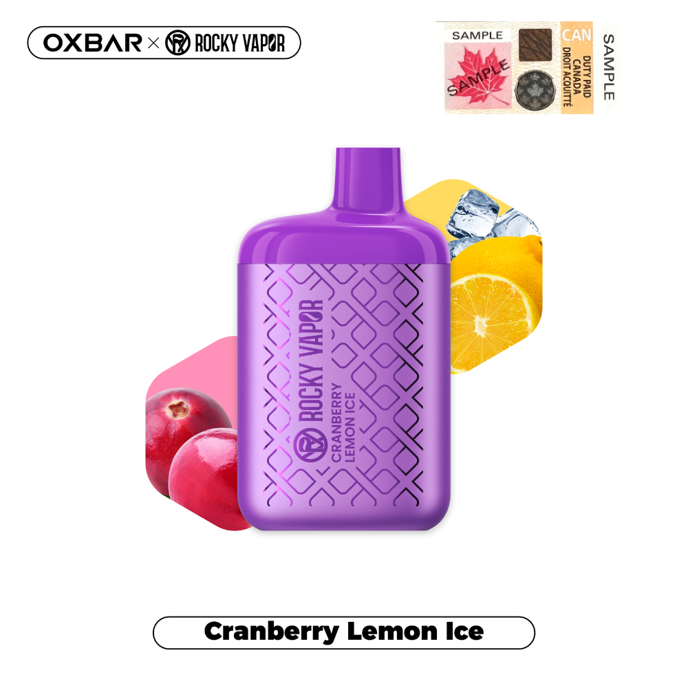 Cranberry Lemon Ice - OXBAR x ROCKY VAPOR - 4500 (5PC/CARTON) - EXCISED