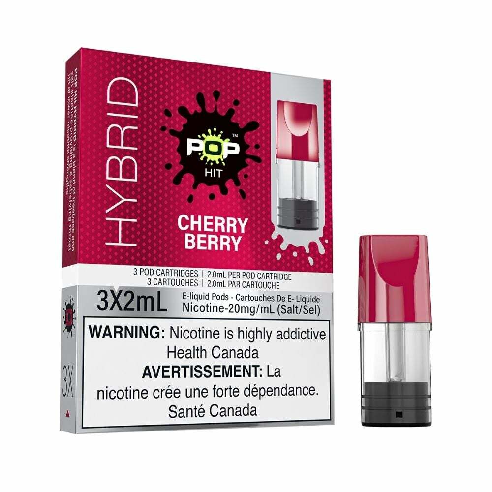 Cherry Berry - Pop Hit Hybrid - 20mg - 5pc/Carton - EXCISED