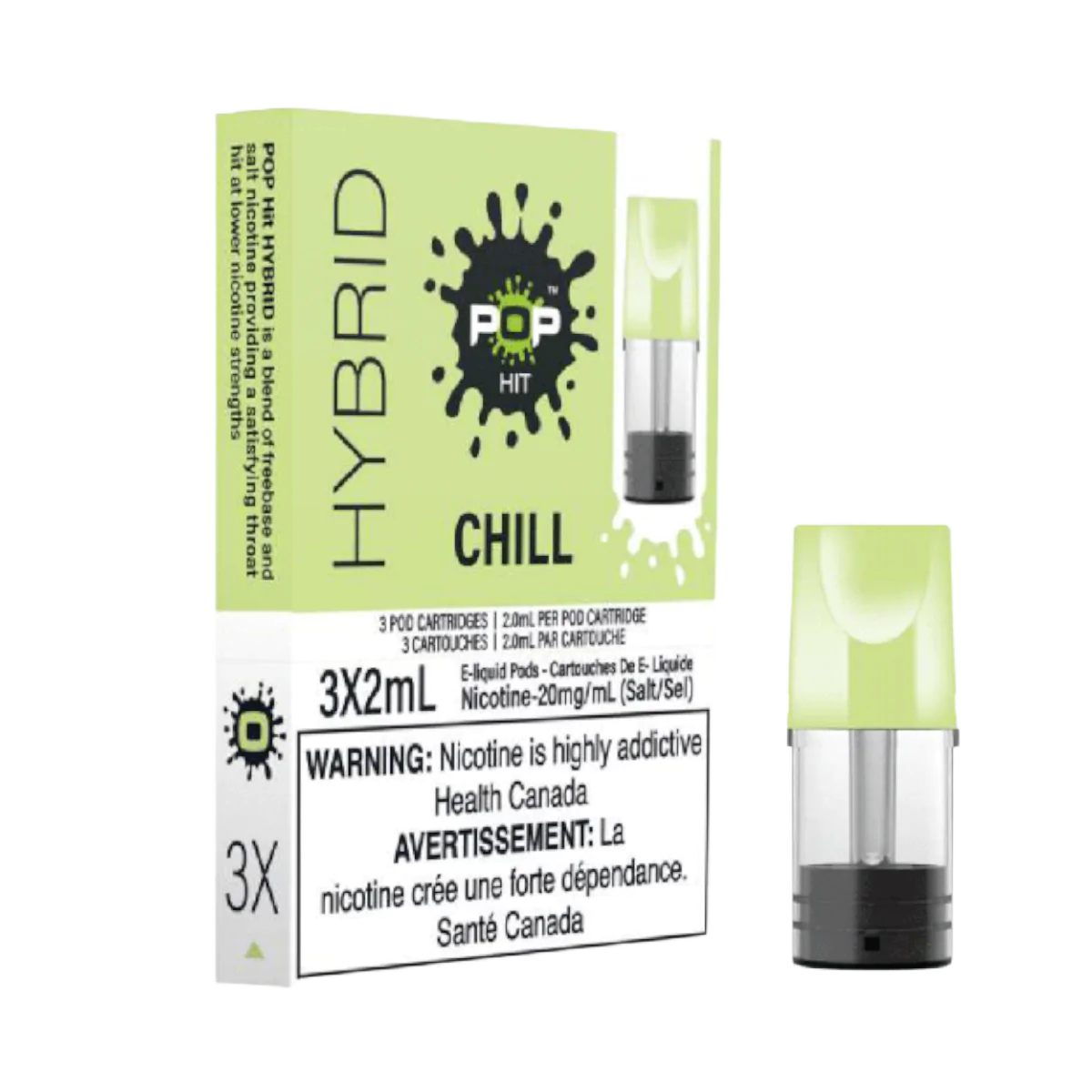 Chill - Pop Hit Hybrid - 20mg - 5pc/Carton - EXCISED