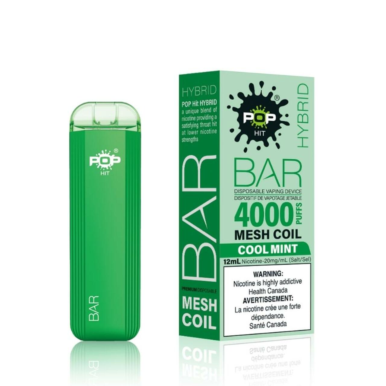 Cool Mint - Pop Hybrid Bar 4000 Puff  - 5pc/Carton