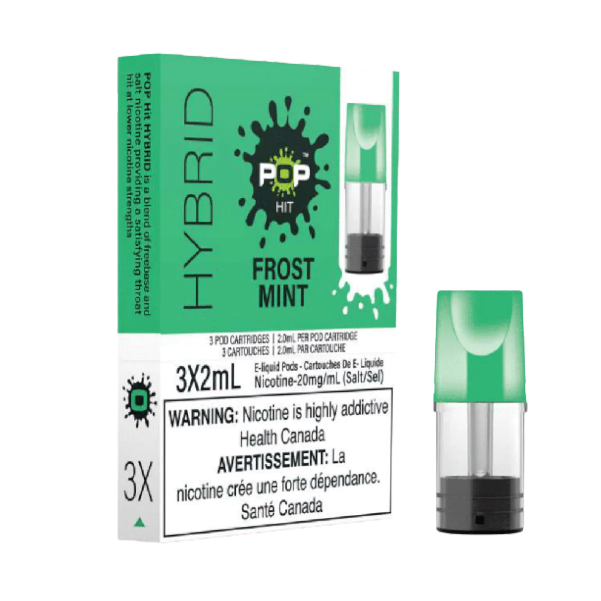 Frost Mint - Pop Hit Hybrid - 20mg - 5pc/Carton - EXCISED
