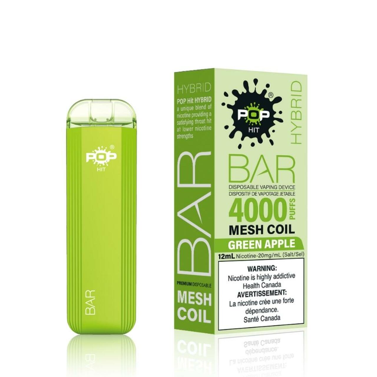 Green Apple - Pop Hybrid Bar 4000 Puff  - 5pc/Carton