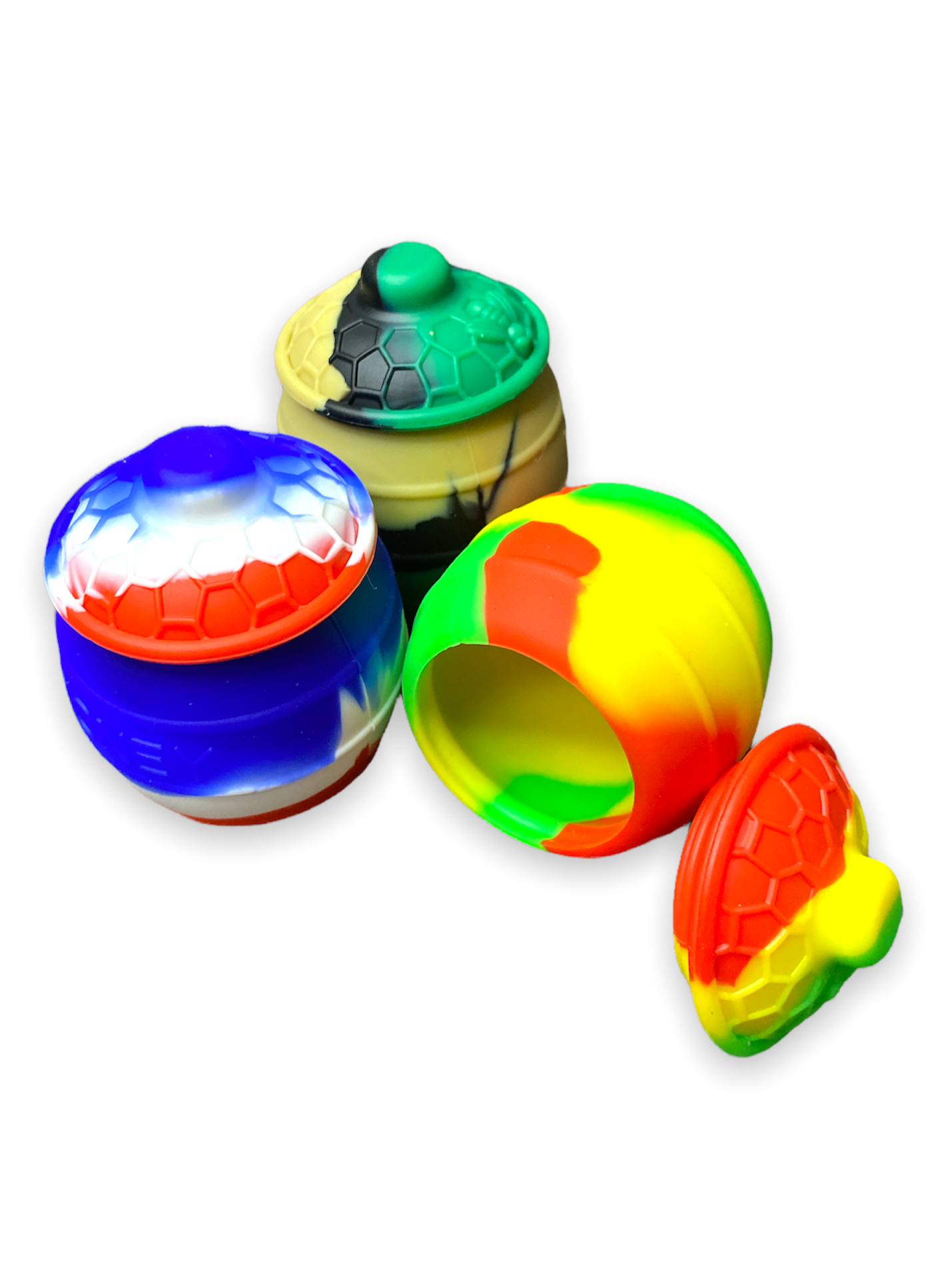 Silicone Storage - Honey Jar Design (Assorted Colors)
