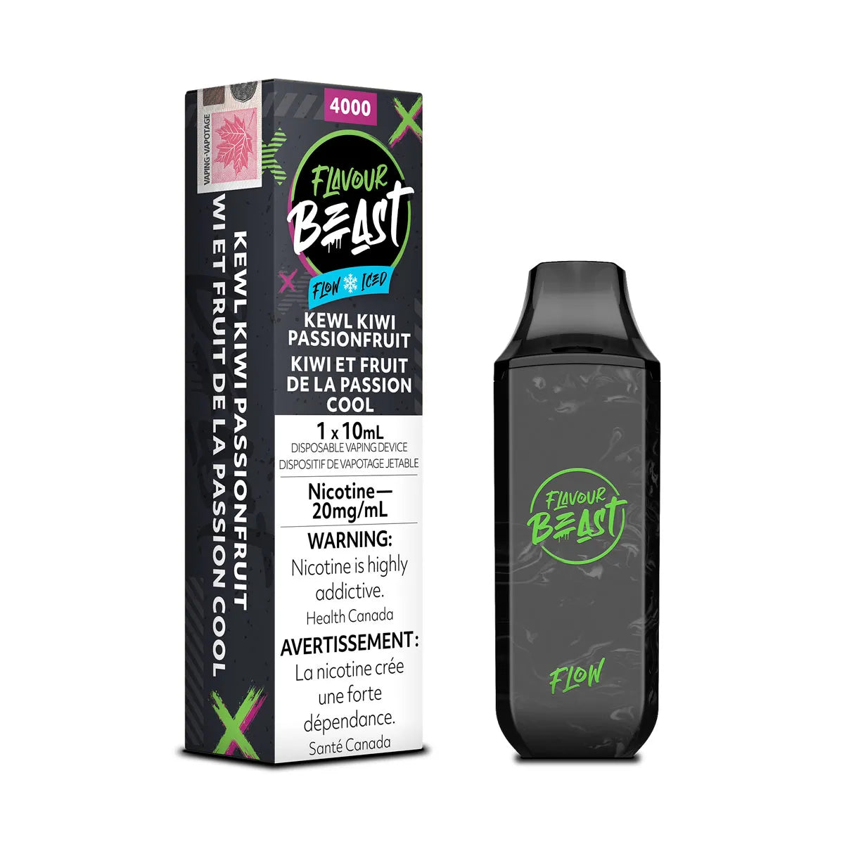 KEWL Kiwi Passionfruit - Flavour Beast Flow 4000 - EXCISED