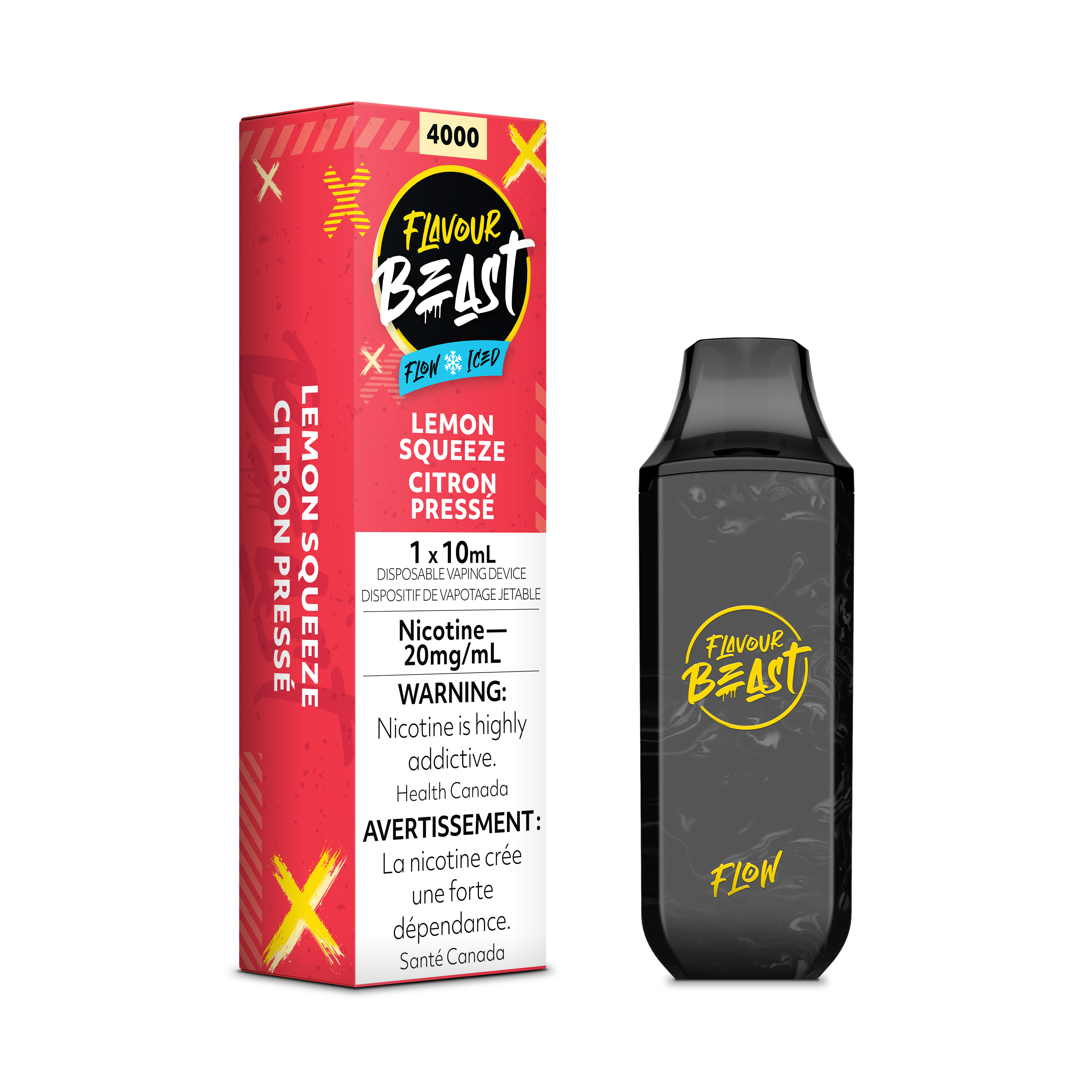 Lemon Squeeze Iced - Flavour Beast Flow 4000 - EXCISED