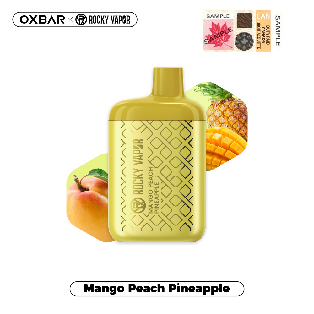 Mango Peach Pineapple - OXBAR x ROCKY VAPOR - 4500 (5PC/CARTON) - EXCISED